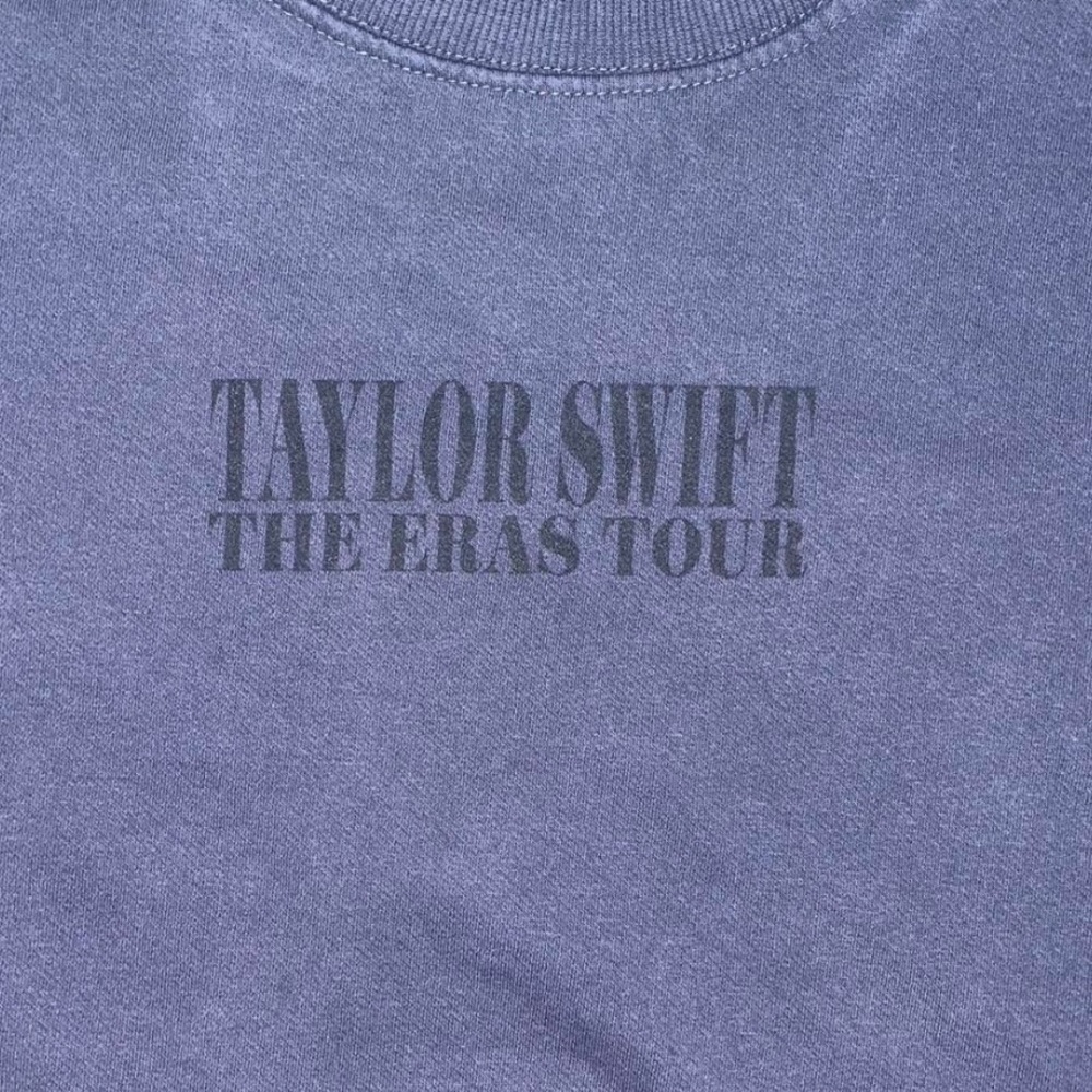 official taylor swift navy crewneck